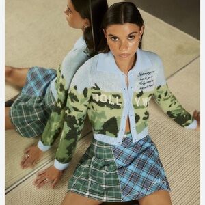 House of sunny Camouflage Cardigan